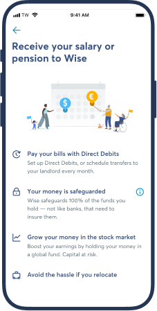 Easier to get paid into your Wise account